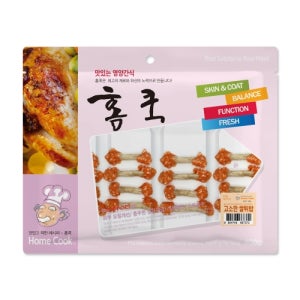 홈쿡 고소한 쌀튀밥 400g 강아지 닭고기 육포 간식