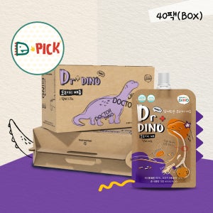 정제수 없이 달여만든 어린이 배도라지즙 닥터디노 도라지배, 100ml, 40개