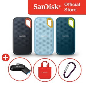 샌디스크 외장SSD 2테라 2TB 익스트림 SSDE61 포터블 대용량 외장하드 고성능
