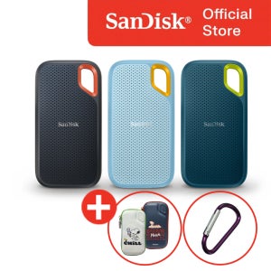 샌디스크 외장SSD 4테라 4TB 익스트림 SSDE61 포터블대용량 외장하드 고성능