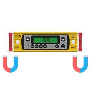 스타빌라 230mm 디지털수평기 TECH 196DL IP67방수 방진 정밀수평 DIY작업