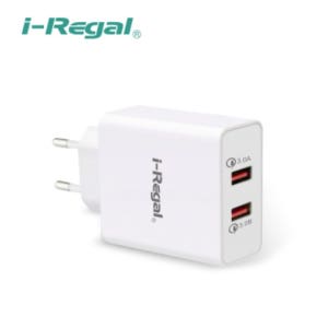 I-REGAL 퀄컴 3.0 2PORT 고속 USB 충전기