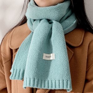 명품머플러 커플목도리 털 쁘띠 남성 울 니트 여자