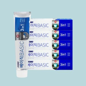2080 덴탈크리닉 베이직 치약 150g 6개