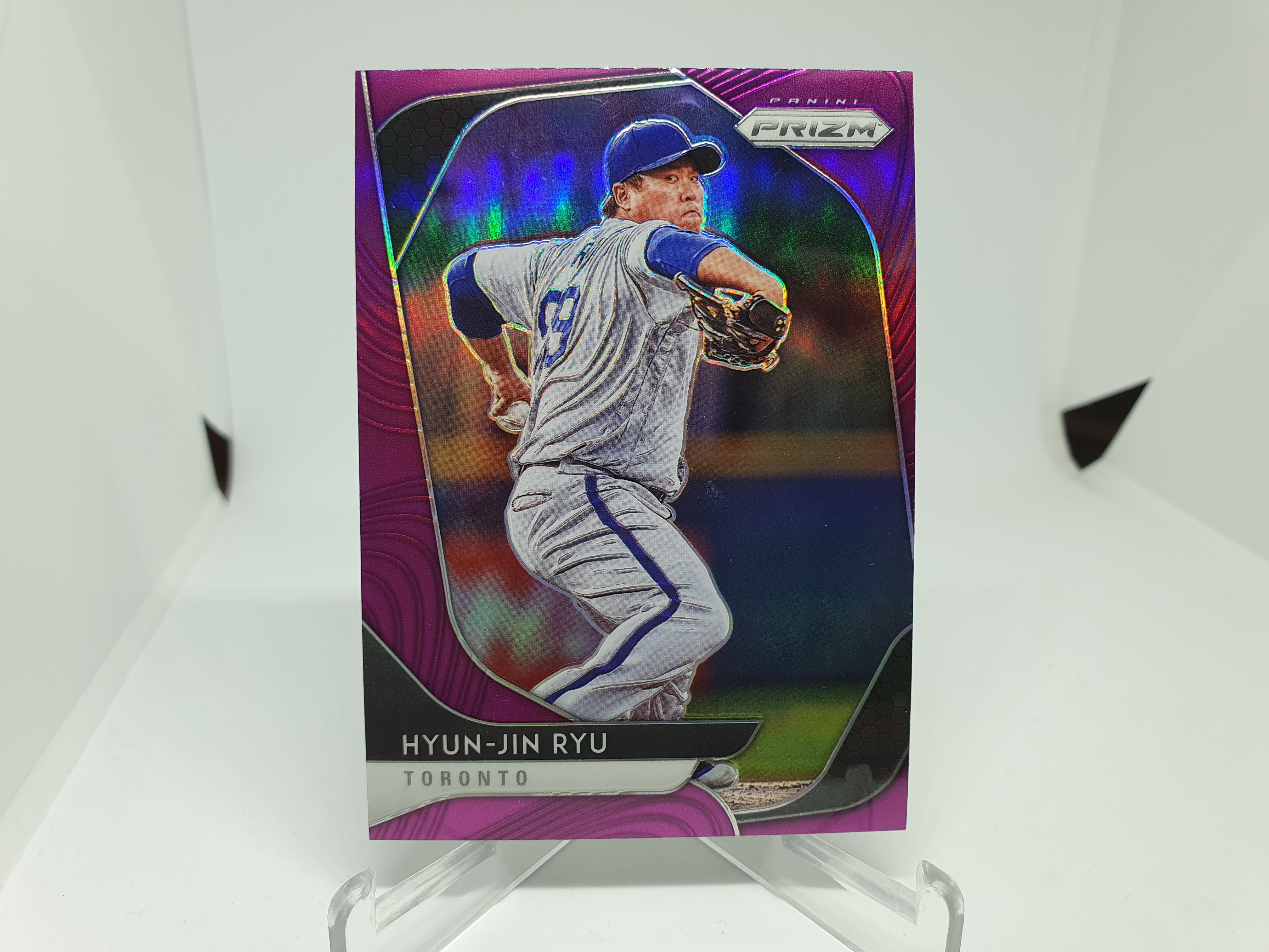 류현진 2020 PANINI PRIZM Purple Prizm 야구카드 MLB카드 토론토 블루제이스 Toronto Blue Jays
