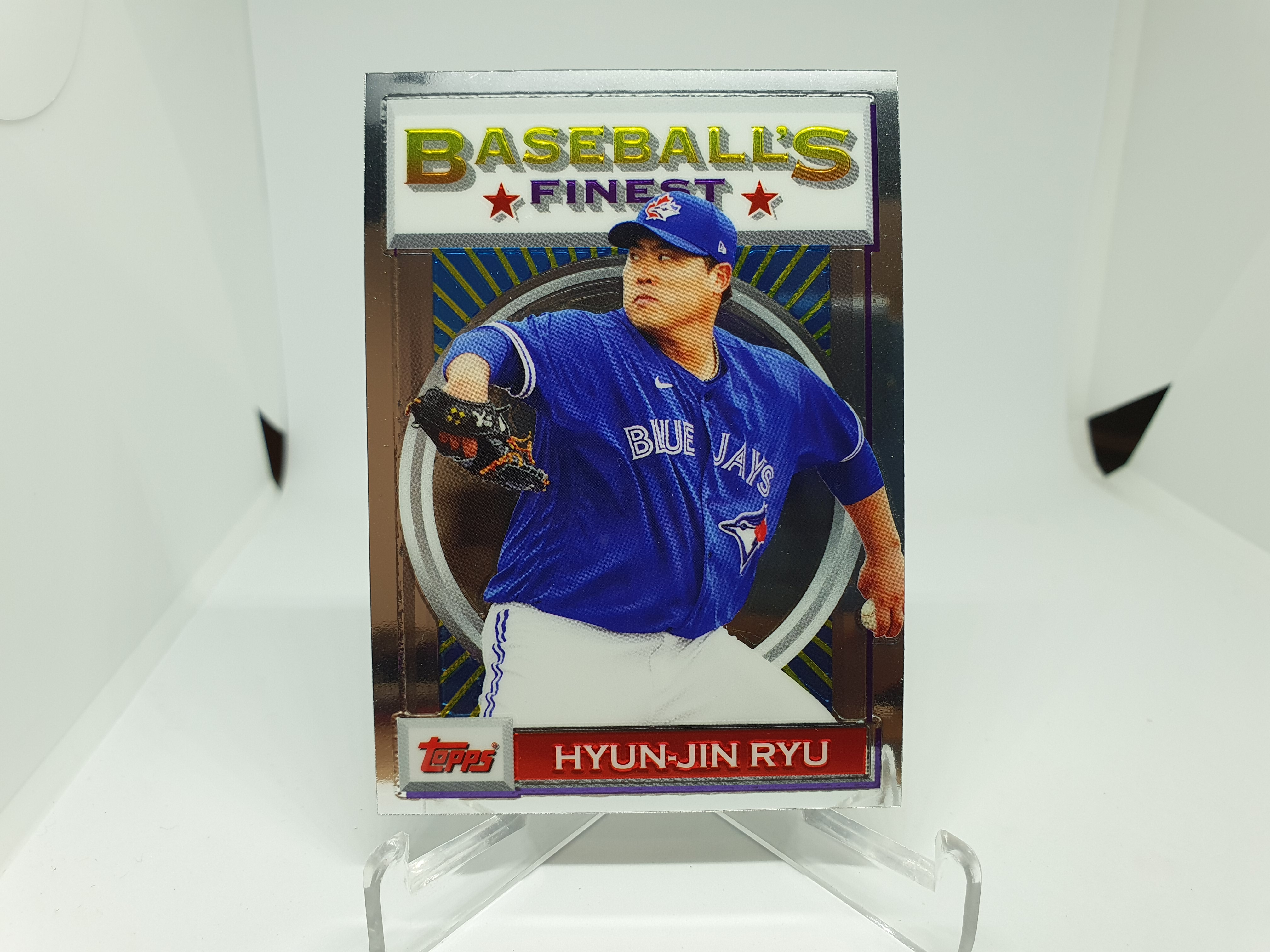 류현진 야구카드 2020 TOPPS Finest Flashback MLB카드 토론토 블루제이스