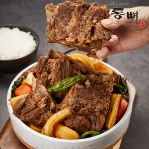 [통뼈몰] 부산 25년 전통 감자탕 맛집 통뼈 분모자뼈찜 간장뼈찜, 1kg, 8개