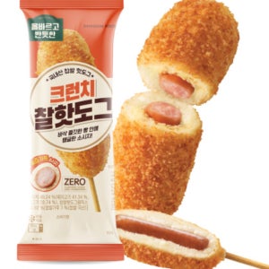 올바르고 반듯한 크런치 찰 핫도그 20봉