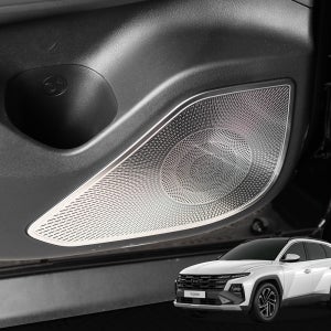 투싼 페이스리프트 NX4 튜닝 도어스피커 커버 몰딩