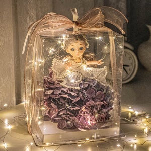 리본 케이스 공주님 인형 꽃다발 생일선물 졸업선물 학예회 유치원 어린이집