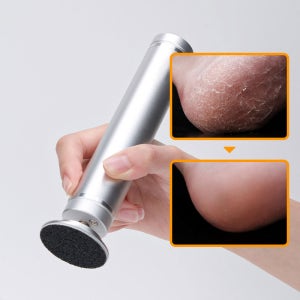 홈닥 초강력 전동 원터치 발각질제거기 + 3종 크리스탈 패드 포함