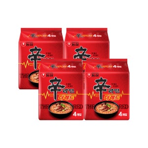 농심 신라면 더레드 125g 16개 봉지라면