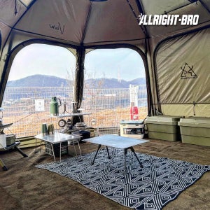 캠프밸리 헥사곤 캠핑 러그 매트 라이트형제 캠핑카페트