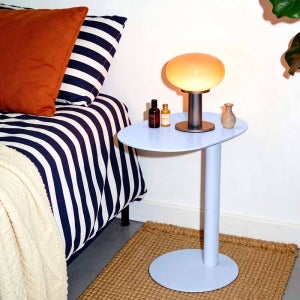 타원형 사이드테이블 소파 철제 철재 카페 매장 침대 사이드협탁 디스플레이 자체제작 국내제작