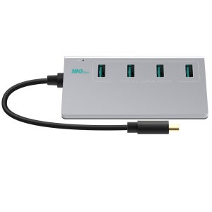 [이지넷유비쿼터스] USB3.0 GEN2 4포트 무전원 허브 NEXT-3280TC-10G