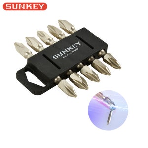 썬키 십자 드라이버비트세트 자석팁 양용 전동드릴빗트 SMB65 5개입