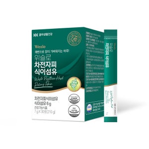 콜마생활건강 위슬로 차전자피 식이섬유 1박스 30포
