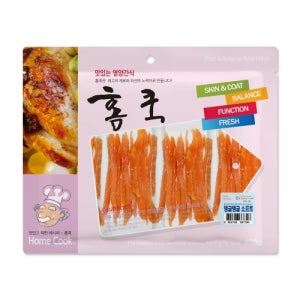 홈쿡 탱글탱글 소프트 400g 강아지 닭고기 부드러운 육포 간식