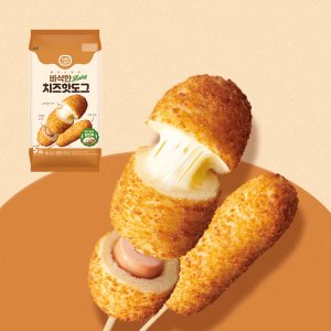 [우양] 바삭한 치즈 핫도그 (5개입)