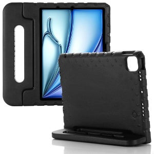 에바폼 어린이 안전 핸드그립 범퍼 태블릿 케이스 stc006 블랙, 아이패드 10-11세대 27.7cm(10.9인치)