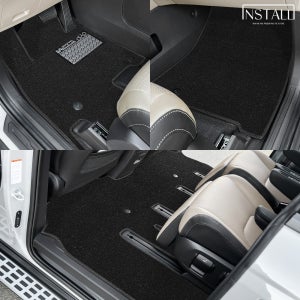 [풀세트]카니발 2014~2026 인스톨 차량용 트립매트 더뉴 카니발 4세대 페리 7인승