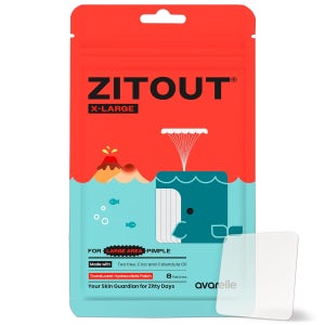 에버렐 빅사이즈 대형 트러블 스팟 패치 하이드로콜로이드 50mm 8매 생활방수 등 가슴 이마 사용