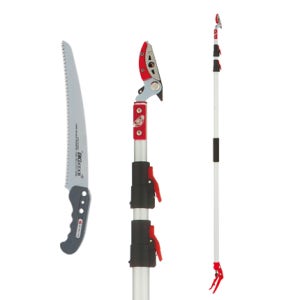 화신 다목적 3단 고지가위 톱포함 감따기 S-330 가지치기 조경용 원예 전지 과수 화훼