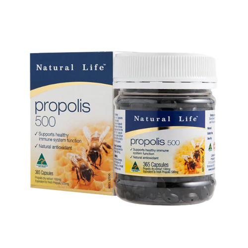 내츄럴<b>라이프</b> 프로폴리스 500mg 365캡슐 호주직배송