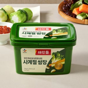 해찬들 사계절 쌈장 3kg, 2개