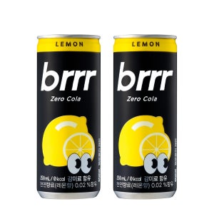 부르르 제로콜라 레몬, 250ml, 30개