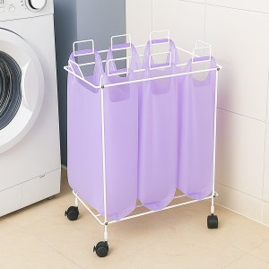 쓰레기 분리 배출 분리수거 카트 트롤리 종량제 봉투 거치대
