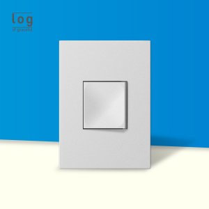 위너스 로그 실버 3로 1구 스위치 와이드 슬림 전기 전등 커버