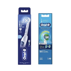 오랄비 배터리 전동칫솔 DB5 화이트 리필모 EB20-2