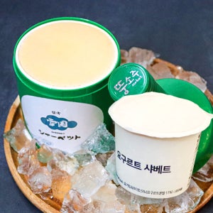 오지상구루메 설국샤베트 요구르트 240ml x 10ea 디저트 아이스크림
