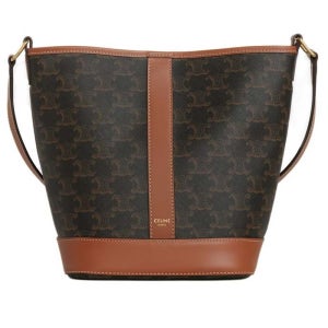 셀린느 Triomphe 트리옴페 캔버스 레더 스몰 버킷백 191442CAS 04LU