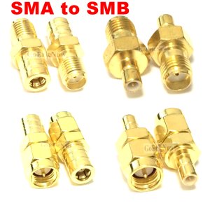 SMA to SMB 자동차 공중 어댑터 안테나 RF 커넥터 DAB /FM/AM 라디오 트럭 위성 50 ohm 1 개