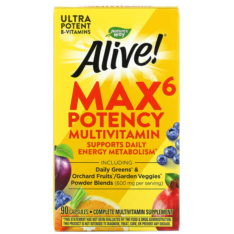 얼라이브 맥스6 포텐시 Alive Max6 Potency 90캡슐