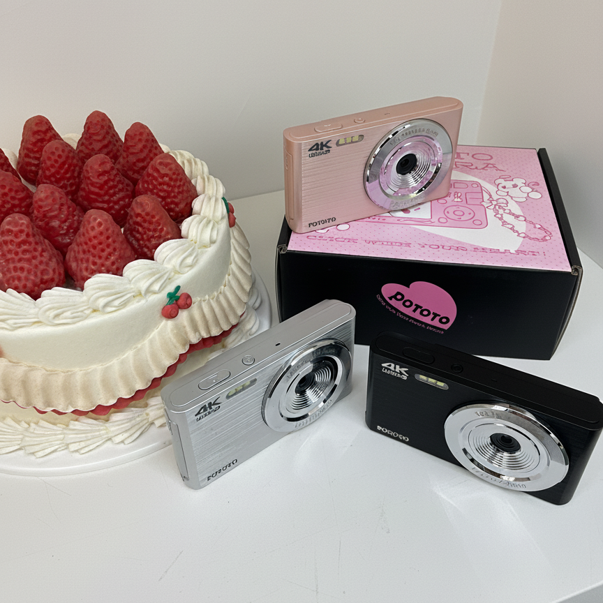 포토토 빈티지 디카 디지털 카메라 레트로 소형 미니 Y2K 선물패키지
