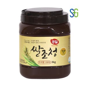 경일식품 우리쌀 100% 쌀조청 3kg 국내산 물엿 감미료