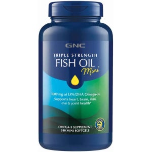 GNC 트리플 스트렝스 피쉬 오일 오메가3 240 미니 소프트젤
