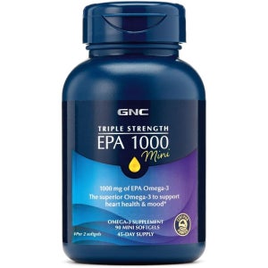 GNC 트리플 스트렝스 EPA 1000mg 미니 소프트겔 90개