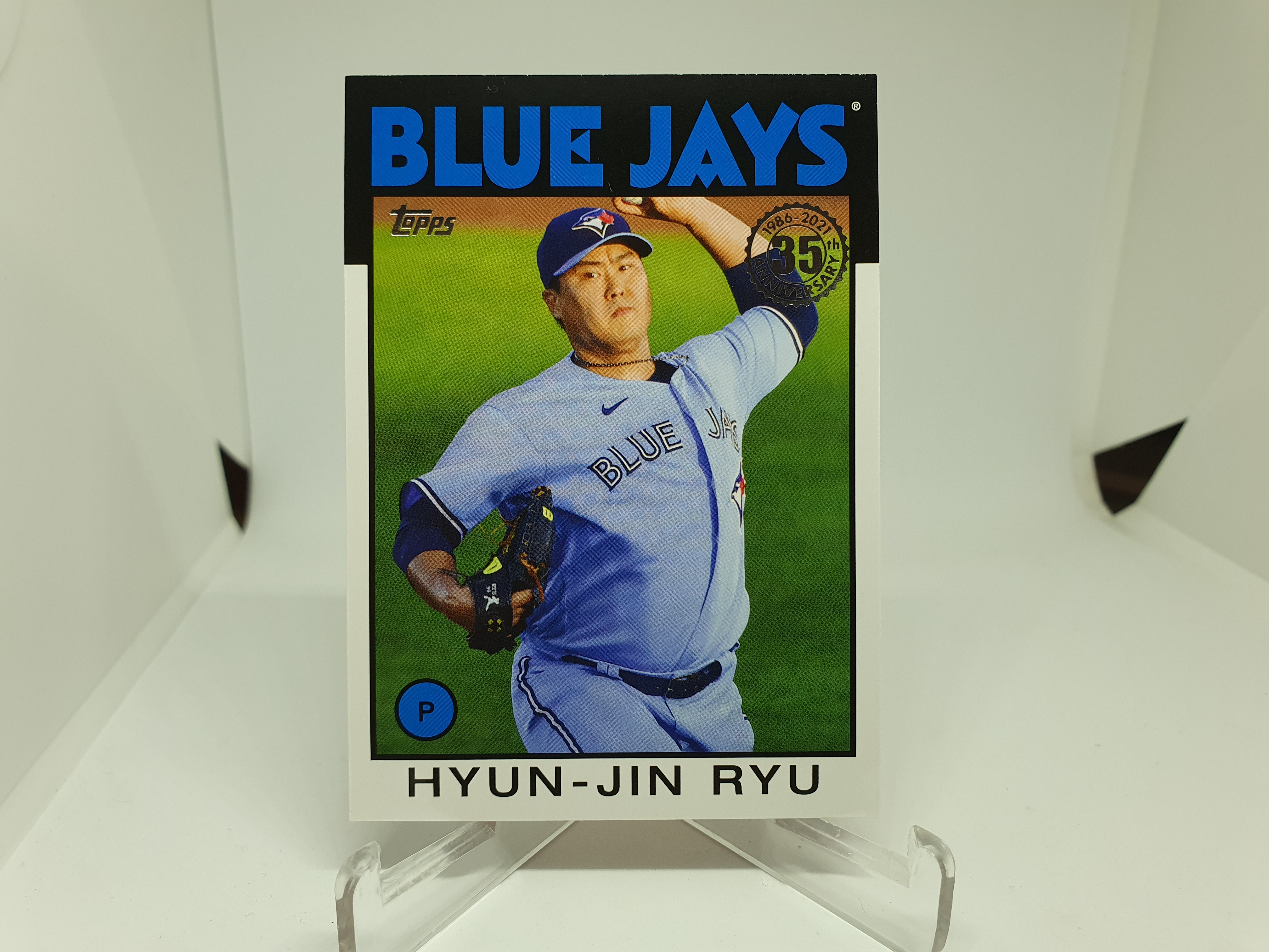류현진 야구카드 2021 TOPPS Update 1986 Retro MLB카드 토론토 블루제이스