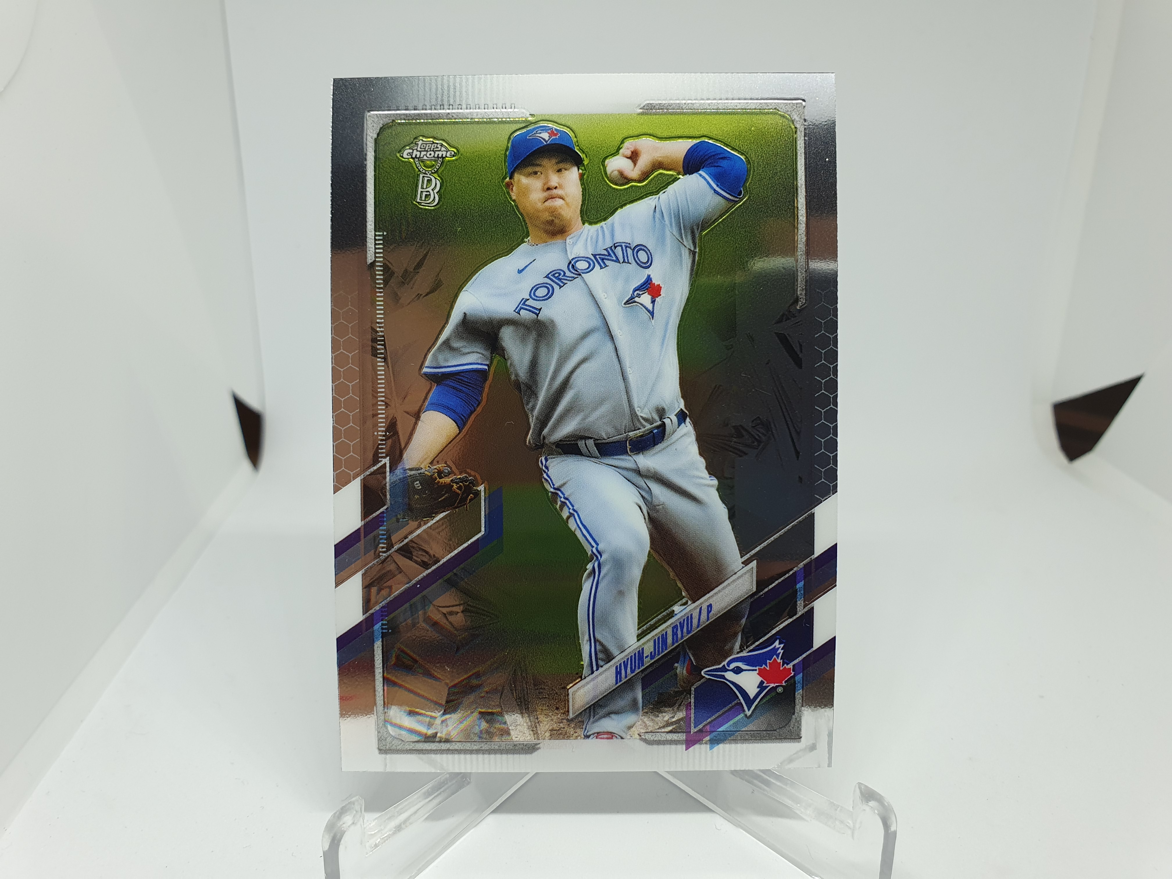 류현진 ﻿2021 Topps Chrome Ben Baller MLB 야구카드 토론토 블루제이스