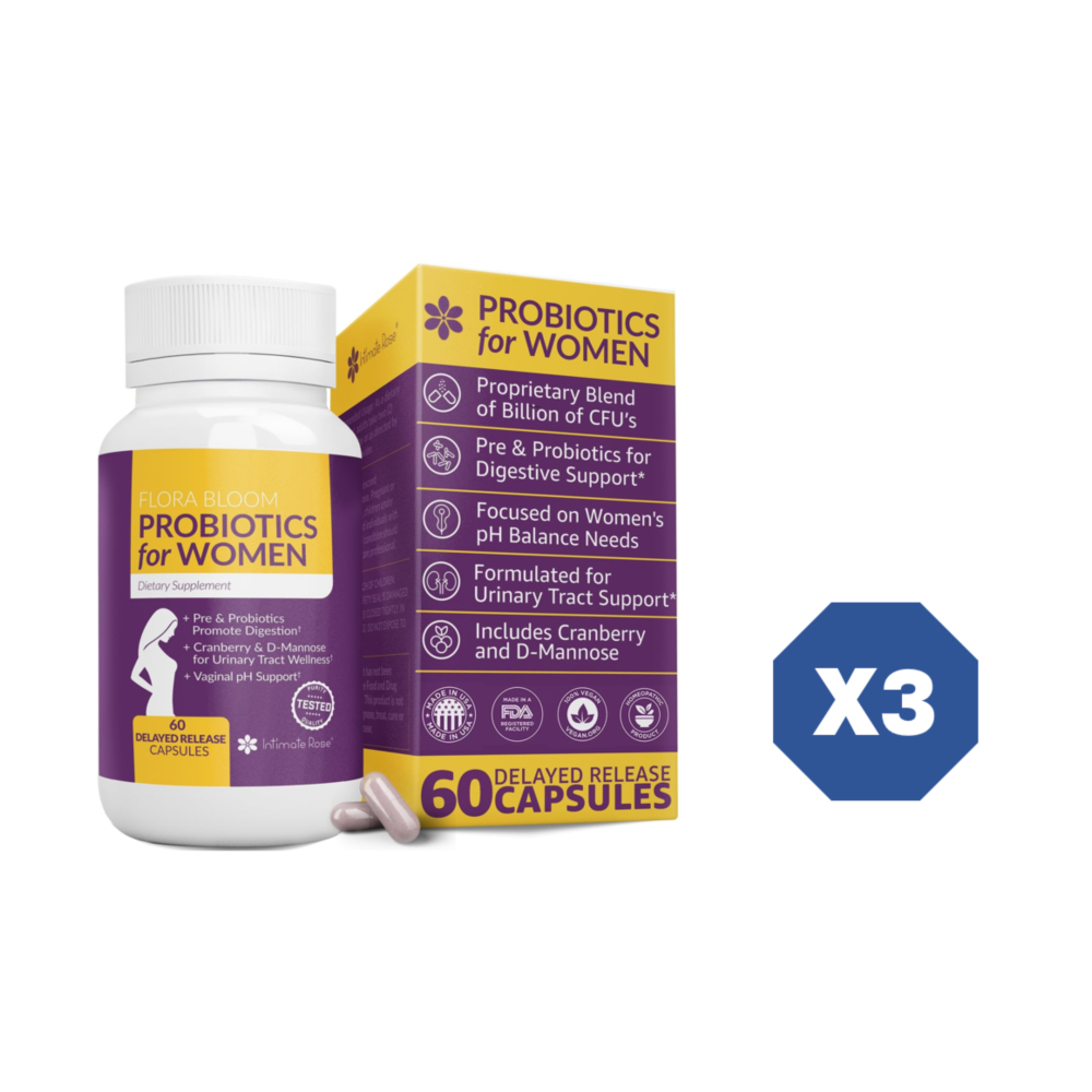 INTIMATE ROSE 플로러 블룸 <b>프로바이오틱스 포 우먼</b> 60정 X3