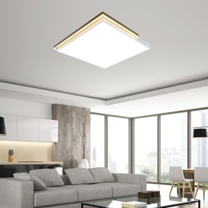 데로니 LED 사각 거실등 120W 디자인 거실 천장 조명 전등 교체 인테리어 삼성칩