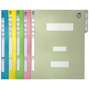 문구로드 친환경 종이 컬러 정부화일 A4 5색 청노연분회10개입 뷰티색상