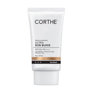 [피부과 병원용] 코르테 더모 프로텍션 울트라 선블록 (SPF50+ PA+++) 50g 피부에 순한 크림 타입 무기자차 선크림 포인트 최대