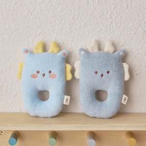 [원가이하] 돗투돗 아기 애착인형 용띠 신생아 손잡이딸랑이 돗청룡 애쉬블루