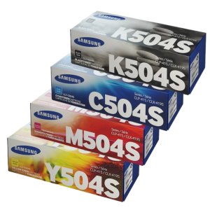 삼성 CLT-K504S C504S M504S Y504S 정품 토너 4색 세트 SL-C1454FW C1453FW