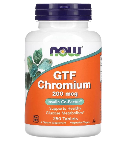 <b>나우푸드</b> GTF <b>크롬</b> 200mcg 250정 GTF Chromium